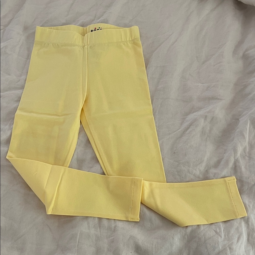 Mini Boden Sunny Yellow Kids Leggings